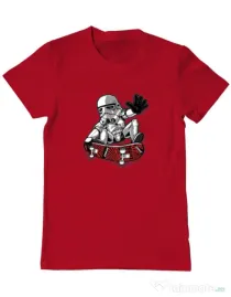 Tricou ADLER barbat Trooper trick Rosu