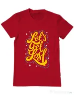 Tricou ADLER barbat Let\'s get lost Rosu