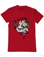 Tricou ADLER barbat Wash your hands Rosu