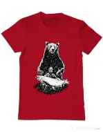 Tricou ADLER barbat Bearware Rosu