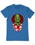 Tricou ADLER barbat Frank holiday Albastru azuriu