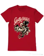 Tricou ADLER barbat Guilty parties Rosu