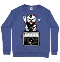 Bluza ADLER barbat Lets rock Albastru melanj