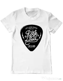 Tricou ADLER barbat Rock n loud Alb