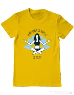 Tricou ADLER barbat Go inside Galben