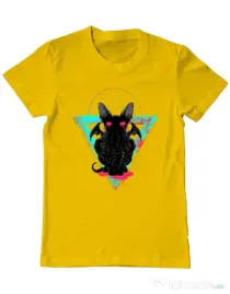 Tricou ADLER barbat Cathulhu Galben