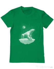 Tricou ADLER barbat Faded Verde mediu