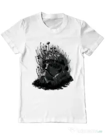 Tricou ADLER barbat Shroom trooper Alb