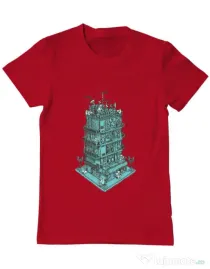 Tricou ADLER barbat Sound zone Rosu