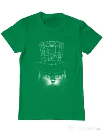 Tricou ADLER barbat Under my hat Verde mediu