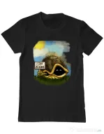 Tricou ADLER barbat I stay home Negru