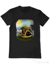 Tricou ADLER barbat I stay home Negru