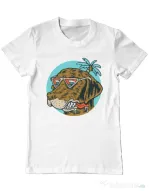 Tricou ADLER barbat Chill dog Alb
