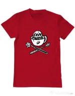 Tricou ADLER barbat Death before decaf Rosu