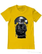 Tricou ADLER barbat Astronaut rebel Galben