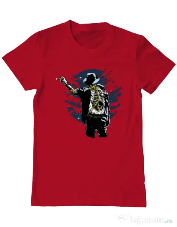 Tricou ADLER barbat Zombie pop Rosu