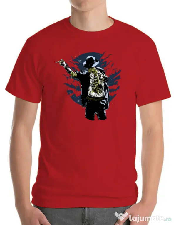 Tricou ADLER barbat Zombie pop Rosu