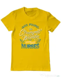 Tricou ADLER barbat Strongest women Galben