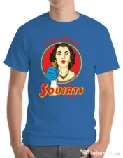Tricou ADLER barbat Squirts Albastru azuriu