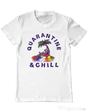 Tricou ADLER barbat Rubik island Alb