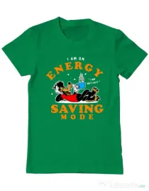Tricou ADLER barbat Energy saving mode Verde mediu