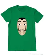 Tricou ADLER barbat Dali mask Verde mediu
