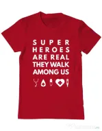 Tricou ADLER barbat Medical heroes Rosu