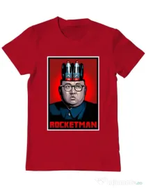 Tricou ADLER barbat Rocketman Rosu