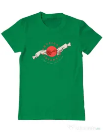 Tricou ADLER barbat Physical distance Verde mediu