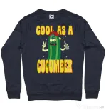 Bluza ADLER barbat Cool as cucumber Denim inchis