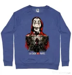 Bluza ADLER barbat La casa de papel Albastru melanj