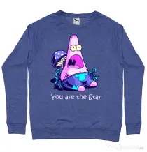 Bluza ADLER barbat You are the star Albastru melanj