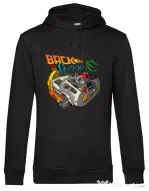Hoodie barbat cu gluga Back to summer Negru