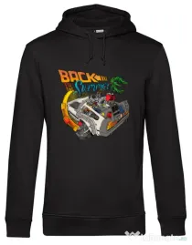 Hoodie barbat cu gluga Back to summer Negru