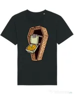 Tricou STANLEY STELLA barbat Horror pizza Negru