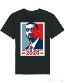 Tricou STANLEY STELLA barbat Yezzy for president Negru
