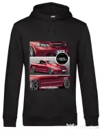 Hoodie barbat cu gluga Bertone FMF Negru