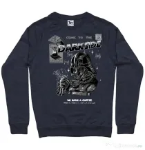 Bluza ADLER barbat Dark Side Coffee Denim inchis