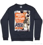 Bluza ADLER barbat Retro Gym Denim inchis