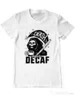 Tricou ADLER barbat Decaf Alb