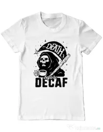 Tricou ADLER barbat Decaf Alb