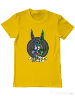 Tricou ADLER barbat Helloney tunes Galben