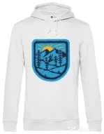 Hoodie barbat cu gluga Great nature Alb