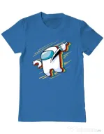 Tricou ADLER barbat Slow mo Albastru azuriu