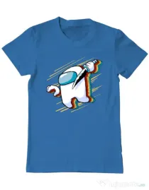 Tricou ADLER barbat Slow mo Albastru azuriu