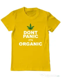 Tricou ADLER barbat Organic Galben