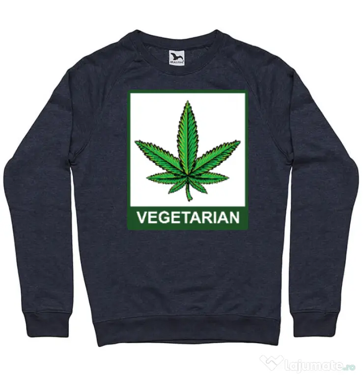 Bluza ADLER barbat Vegetarian Denim inchis