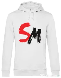 Hoodie barbat cu gluga 5 minute Alb