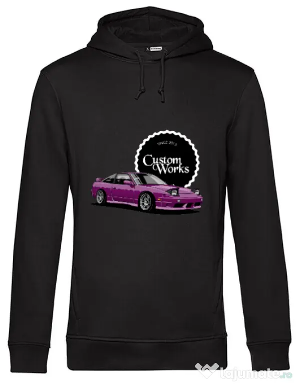 Hoodie barbat cu gluga CW 240SX Negru