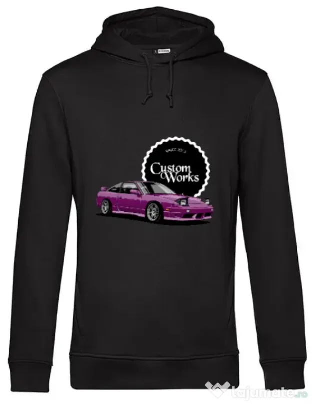 Hoodie barbat cu gluga CW 240SX Negru